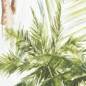 Tejido Loneta Palmera Verde