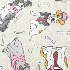 Tejido Loneta Dibujo Perro