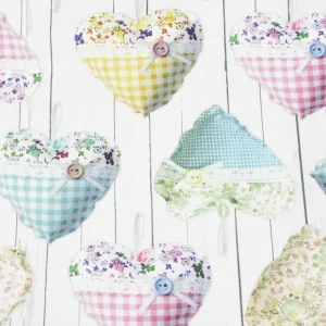 Tejido Panamá Corazón Vichy