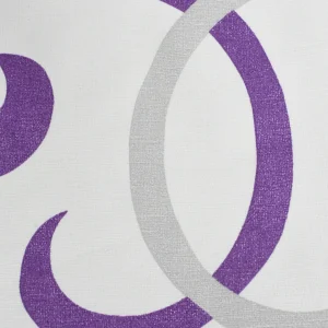 Tejido Loneta Dibujo Morado