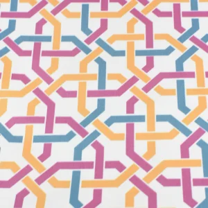 Tejido Loneta Estampado Líneas