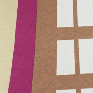 Tejido Loneta Dibujo Cuadrado