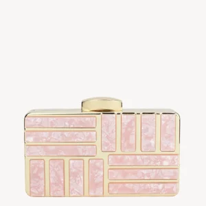 Clutch Metacrilato Rosa Palo