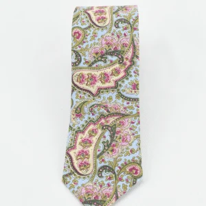 Corbata Cachemir Azul Claro