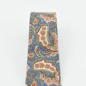 Corbata Cachemir Azul