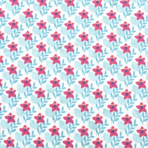 Tejido Popelín Flores Nº32