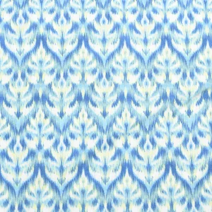 Tejido Popelín Étnico Azul