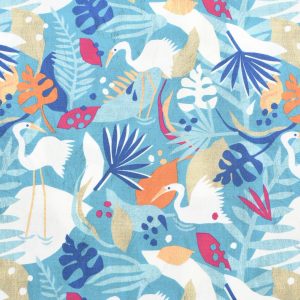 Tejido Popelín Aves