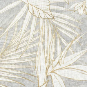 Tejido Viscosa Lino Planta Gris