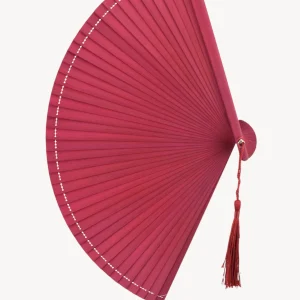 Abanico Rojo Burdeos