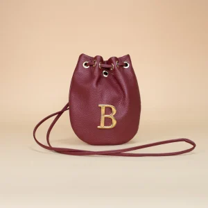 Bolso Piel Mini Carlota Burdeos
