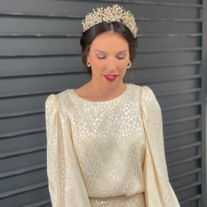 Corona Cristales Plata