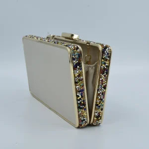 CLUTCH NUDE ORO RUBI