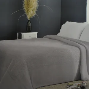 Edredón Sherpa Malva Empolvado