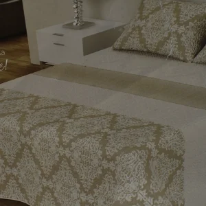 Edredón Flores Beige