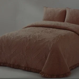 Edredón Bordado Flecos