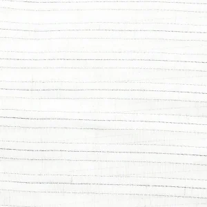 Tejido Visillo Raya Gris metalizado