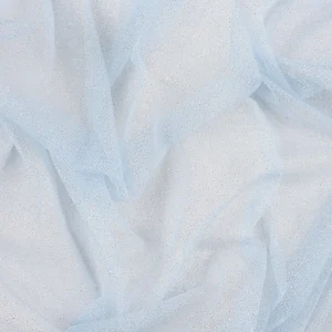 Tejido Tul Glittel Celeste