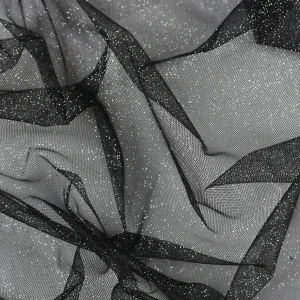 Tejido Tul Glittel Negro