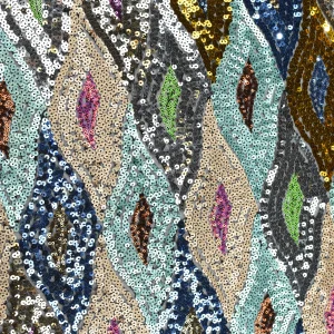 Tejido Dibujo Lentejuela Colorist