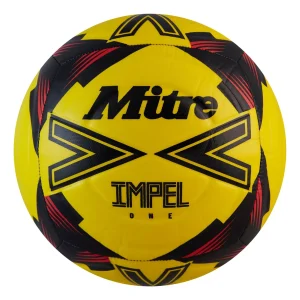 BALON FUTBOL MITRE IMPEL ONE AMARILLO /NEGRO/ROJO N°5