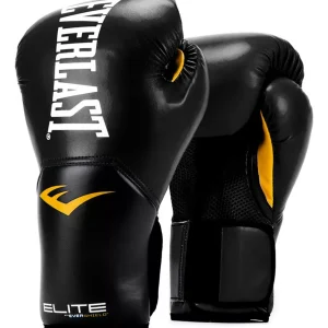 GUANTES BOX EVERLAST ELITE NEGRO/AM