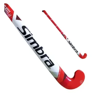 PALO HOCKEY SIMBRA GLASSY 37" BLANCO/ROJO