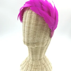 Diadema de plumas Buganvilia