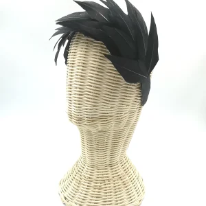 Diadema de Plumas Dharma Negro