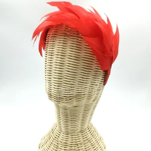 Diadema de Plumas Dharma Rojo