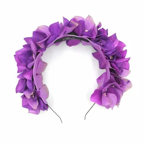 Diadema de flores Violeta