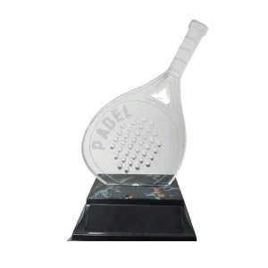 TROFEO ACRILICO PÁDEL CLASICO 19CM