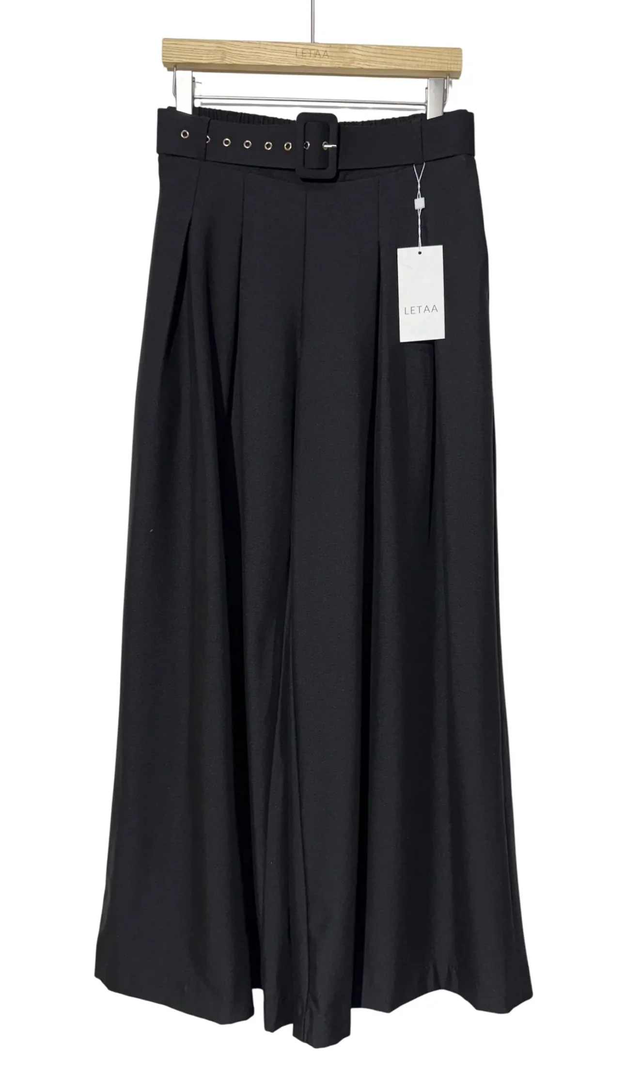 Pantal贸n Basic Negro Cintur贸n - Imagen 4