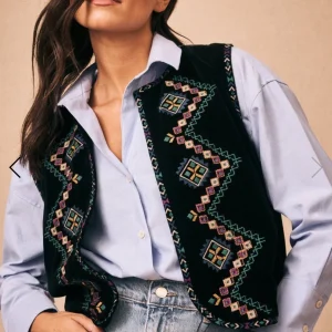 Chaleco Terciopelo Boho Latido