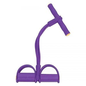 Banda Proflex Fitness con Pedal Morado