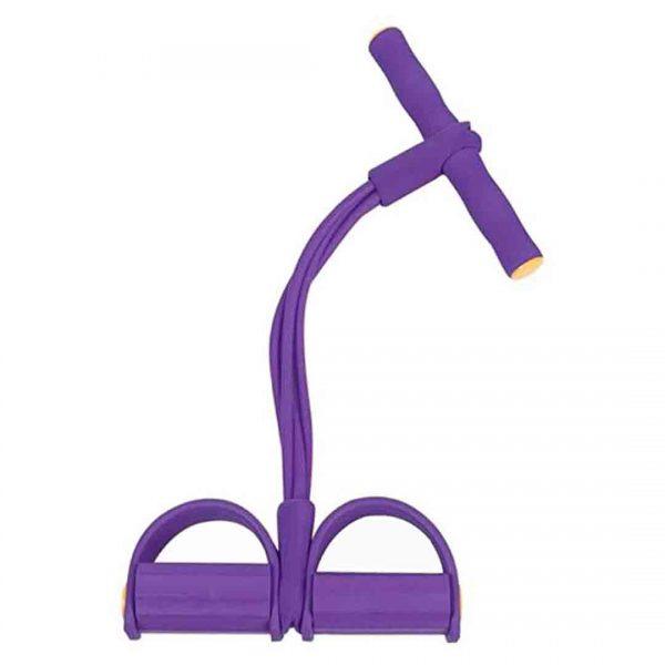 Banda Proflex Fitness con Pedal Morado
