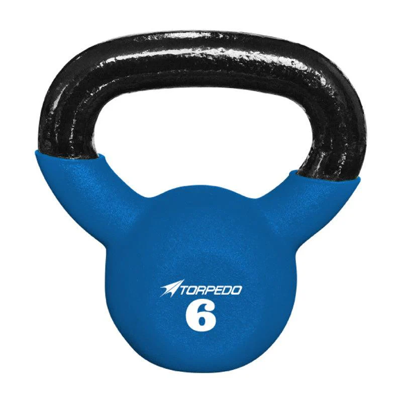 Kettlebell Hierro con Revestimiento de Vinil Torpedo
