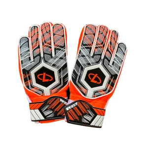 GUANTE ARQUERO DSJ2 CON FERULA NARANJO/NEGRO