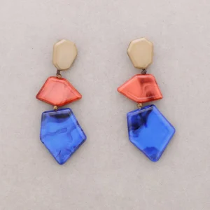 Pendientes Resina Colores