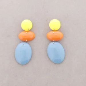 Pendientes Resina Colores