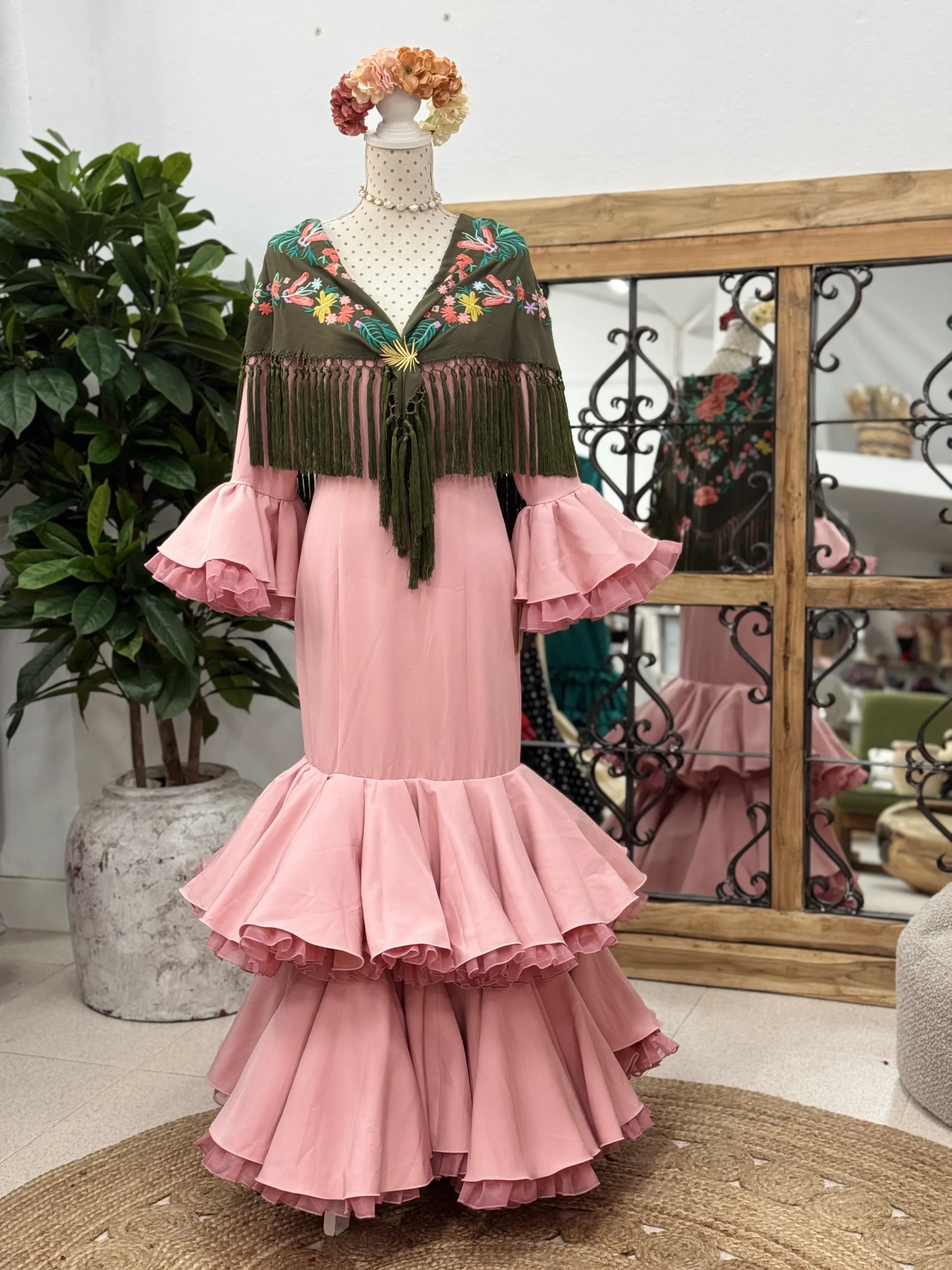 Vestido Flamenca Mod.Alexandra T.42 - Imagen 3