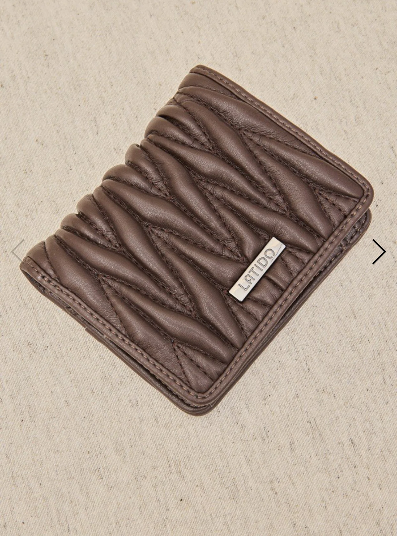 Cartera Monedero Plisado Latido