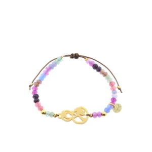 Perpetuo Socorro Pulsera Piedras Multicolor