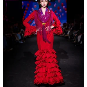 Traje Flamenca Mod. Eugenia Rojo Errepe by RP