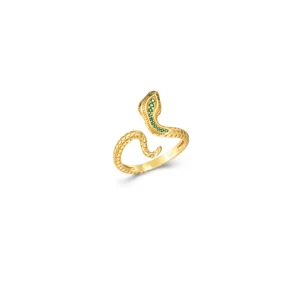 Anillo Serpiente Circonita