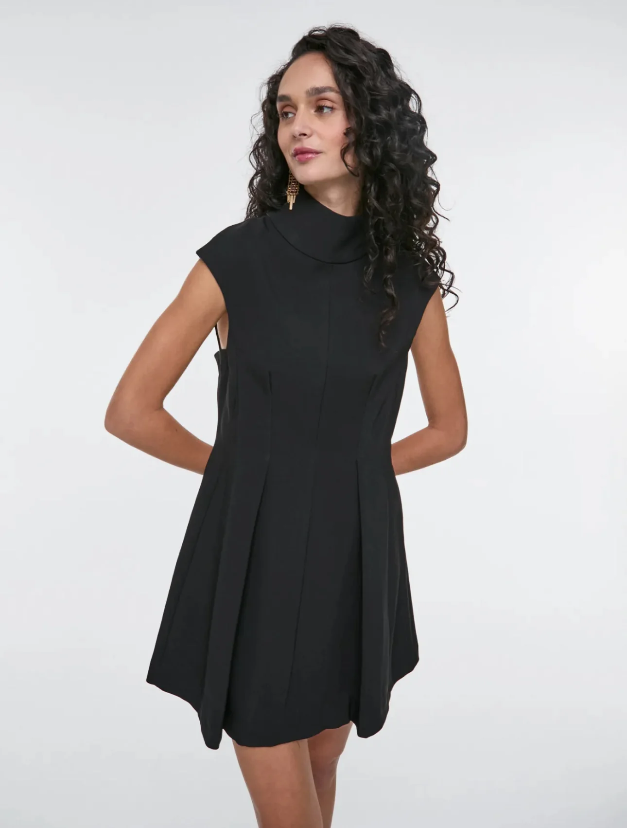 Vestido Basic Negro - Imagen 2