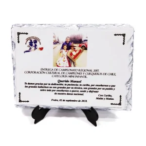 GALVANO PIEDRA RECTANGULAR SUBLIMADA 6265 26X19 CM