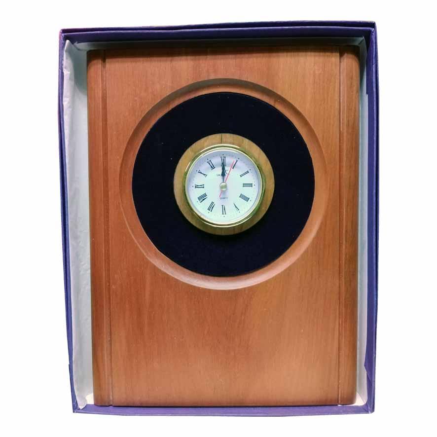 GALVANO RAULI CON RELOJ 22 X 28 CM