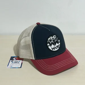 Gorra WW TRUCKER Marino/Burdeos/Beige Bordado 3D