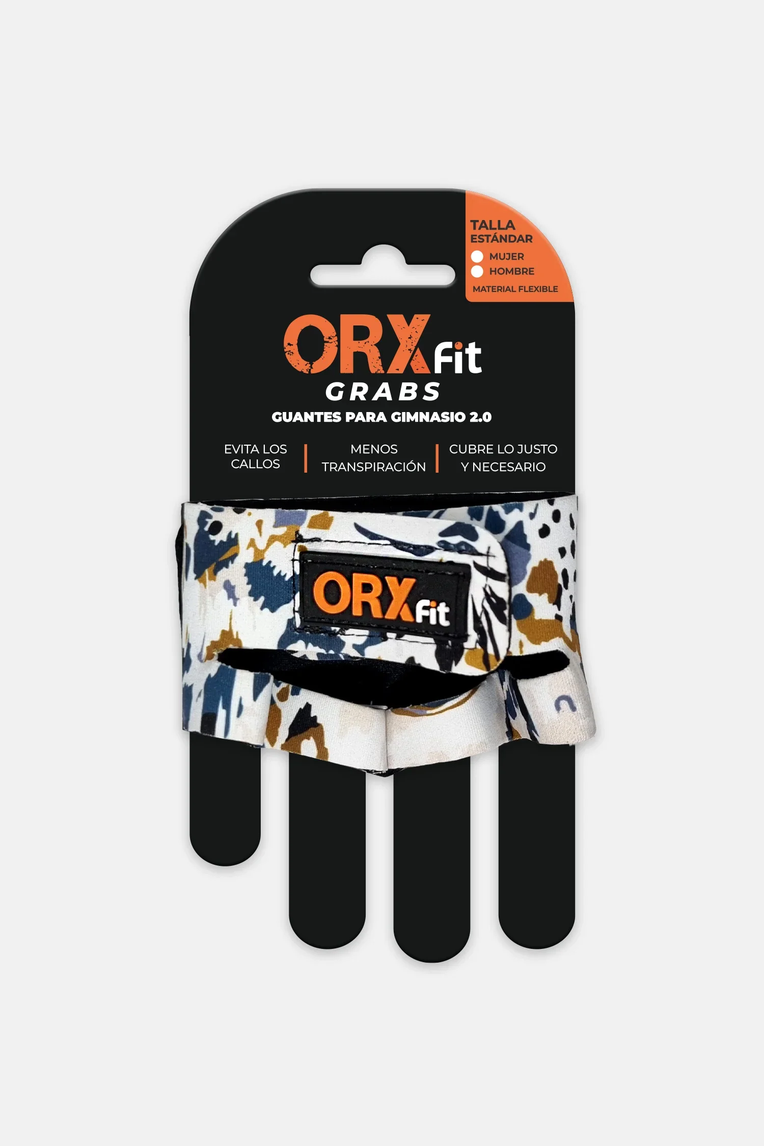 GUANTES PESAS GRAB SINTORINI SUNSET PRINT BEIGE